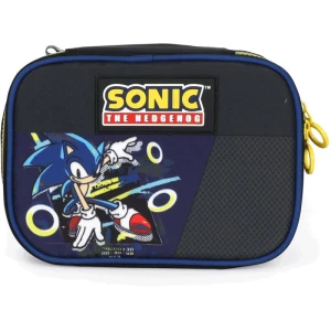 Estojo Box Sonic Preto Tecido