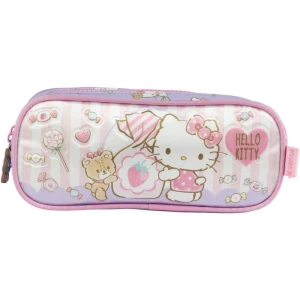 Estojo Duplo Hello Kitty R Rosa