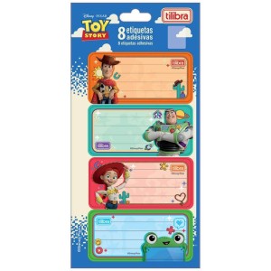 Etiqueta Escolar Decorada Toy Story C/8etiq. 100x208mm