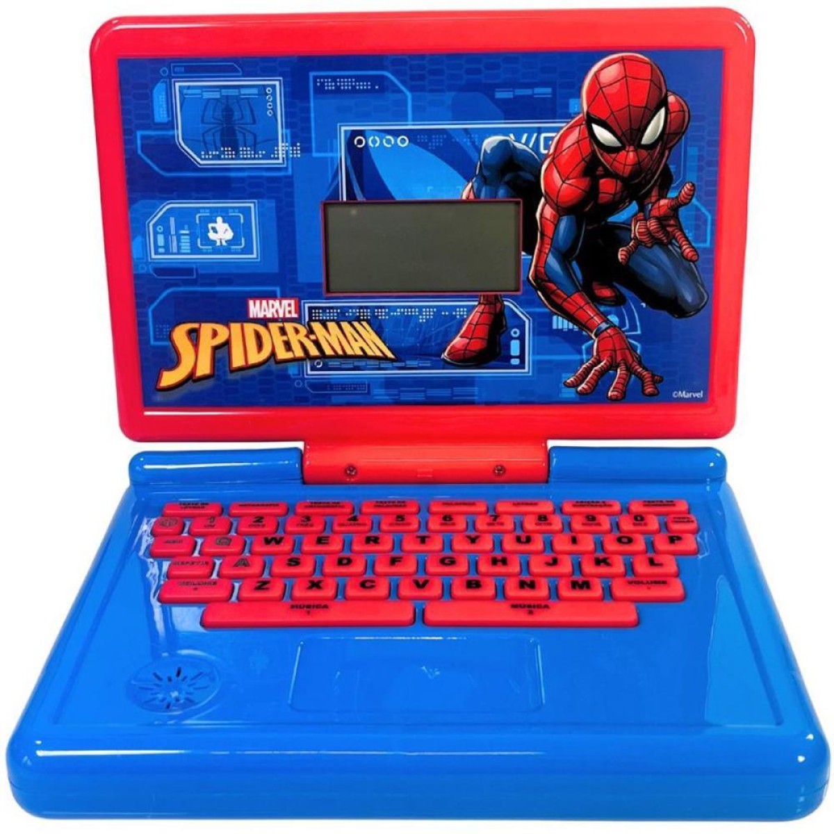 Laptop Infantil Homem Aranha Minigame Bilingue