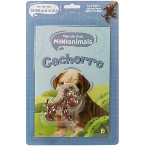 Livro Brinquedo Ilustrado Minianimais: Cachorro 16pg