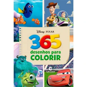 Livro Infantil Colorir 365 Desenhos Pixar 368p 20x14c