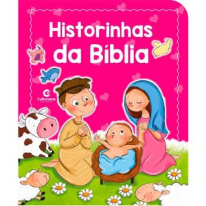 Livro Infantil Ilustrado Pop Historinhas Da Biblia Rosa
