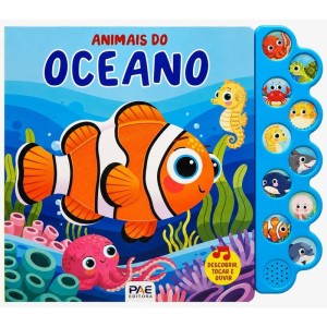 Livro Sonoro Toque E Sinta Animais Oceano