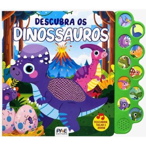 Livro Sonoro Toque E Sinta Dinossauro