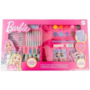Maleta Para Pintura Barbie Kit Pintura 42 Pcs