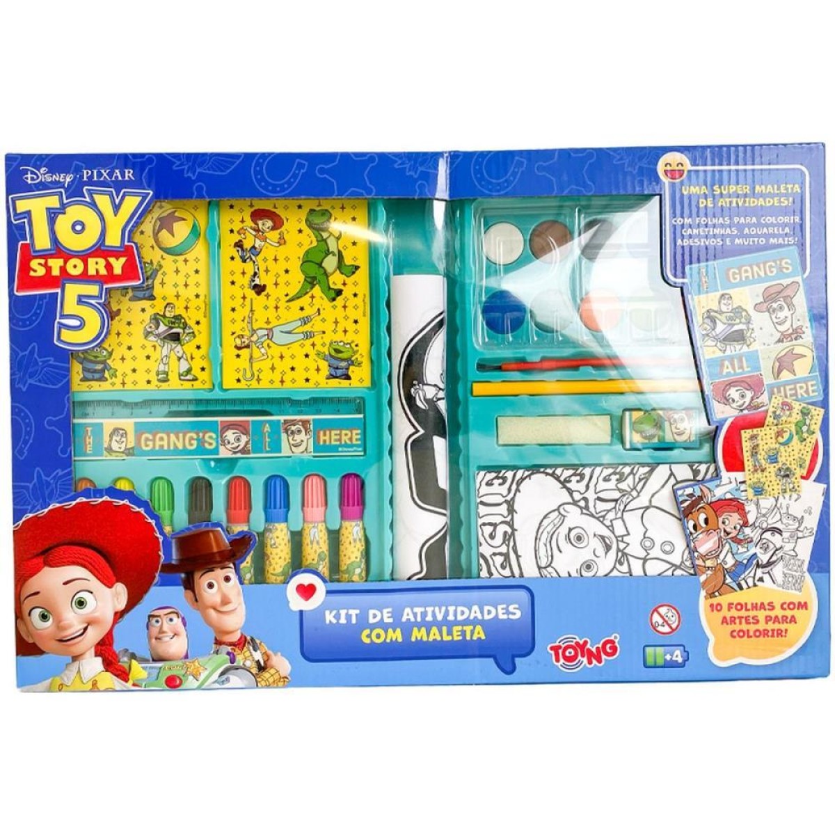 Maleta Para Pintura Toy Story Kit Pintura