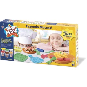 Massa Para Modelar Criativa Fazendo Massas C/acessorios