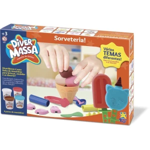 Massa Para Modelar Criativa Sorveteria C/acessorios