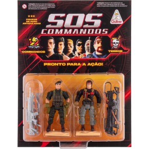 Miniatura Colecionavel Sos Commandos Chuck E Hammer