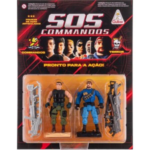 Miniatura Colecionavel Sos Commandos Cronos E Shark