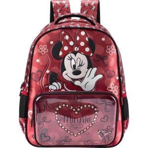Mochila Infantil Minnie R2 Vermelha Md