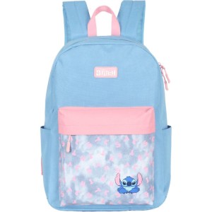 Mochila Stitch G Azul Claro