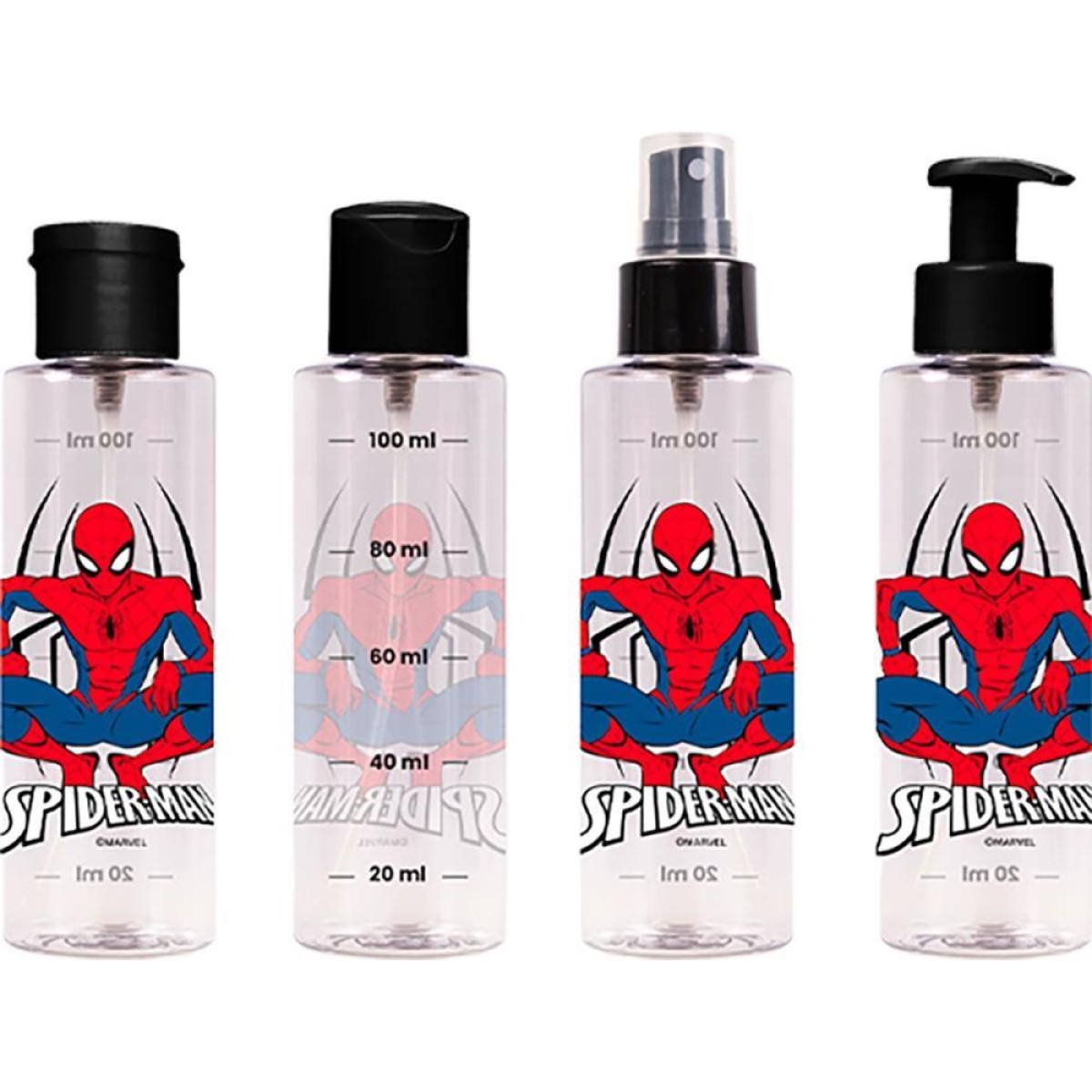Organizador Spider-man Kit Viagem 4p 100ml