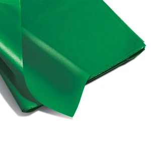 Papel De Seda Verde Bandeira 48x60cm 20g
