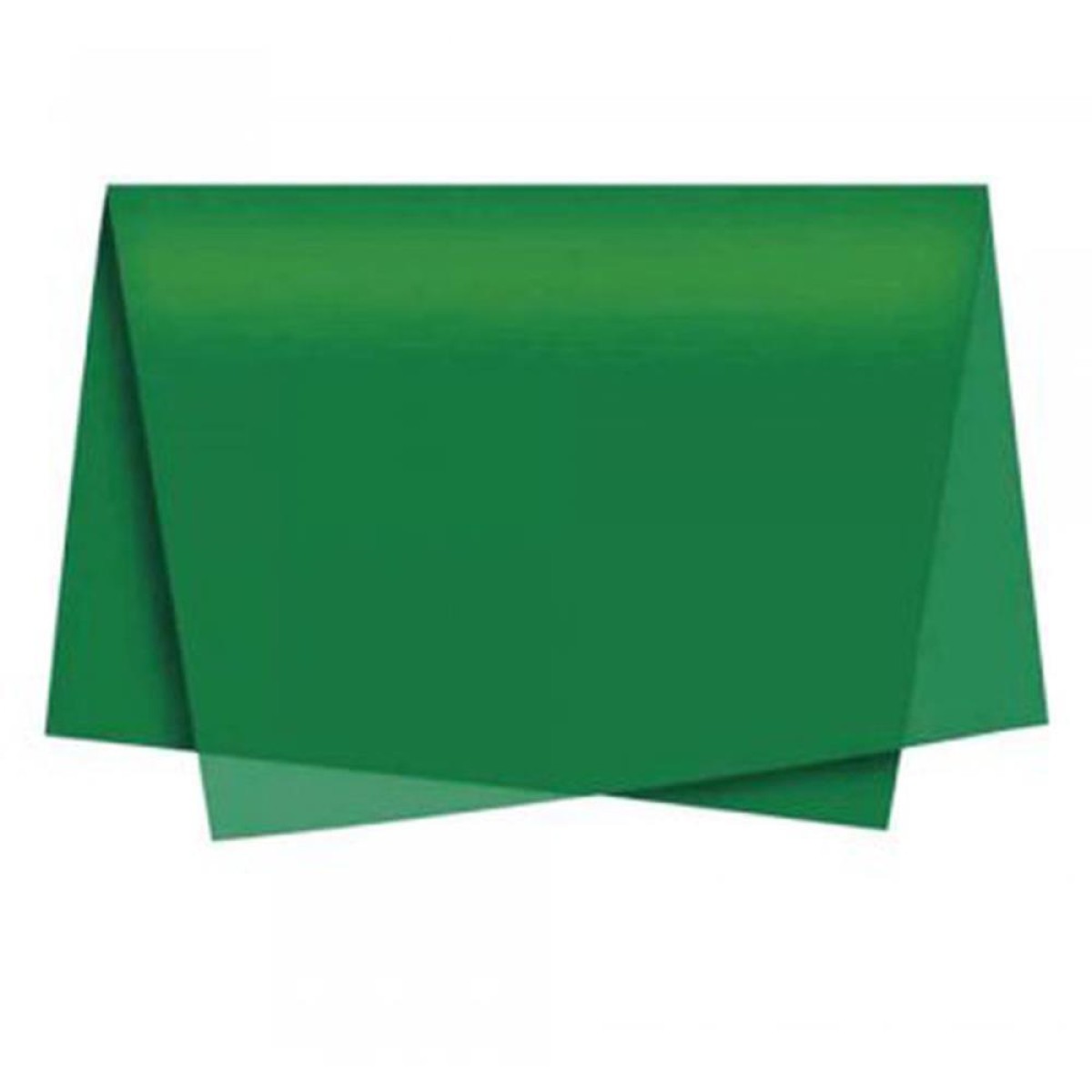 Papel De Seda Verde Escuro 50x70cm