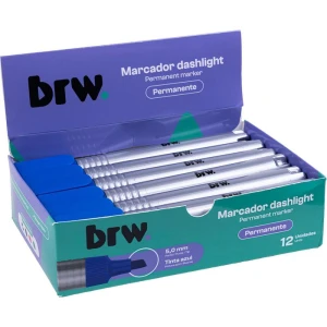 Pincel Marcador Permanente Dashilight Azul