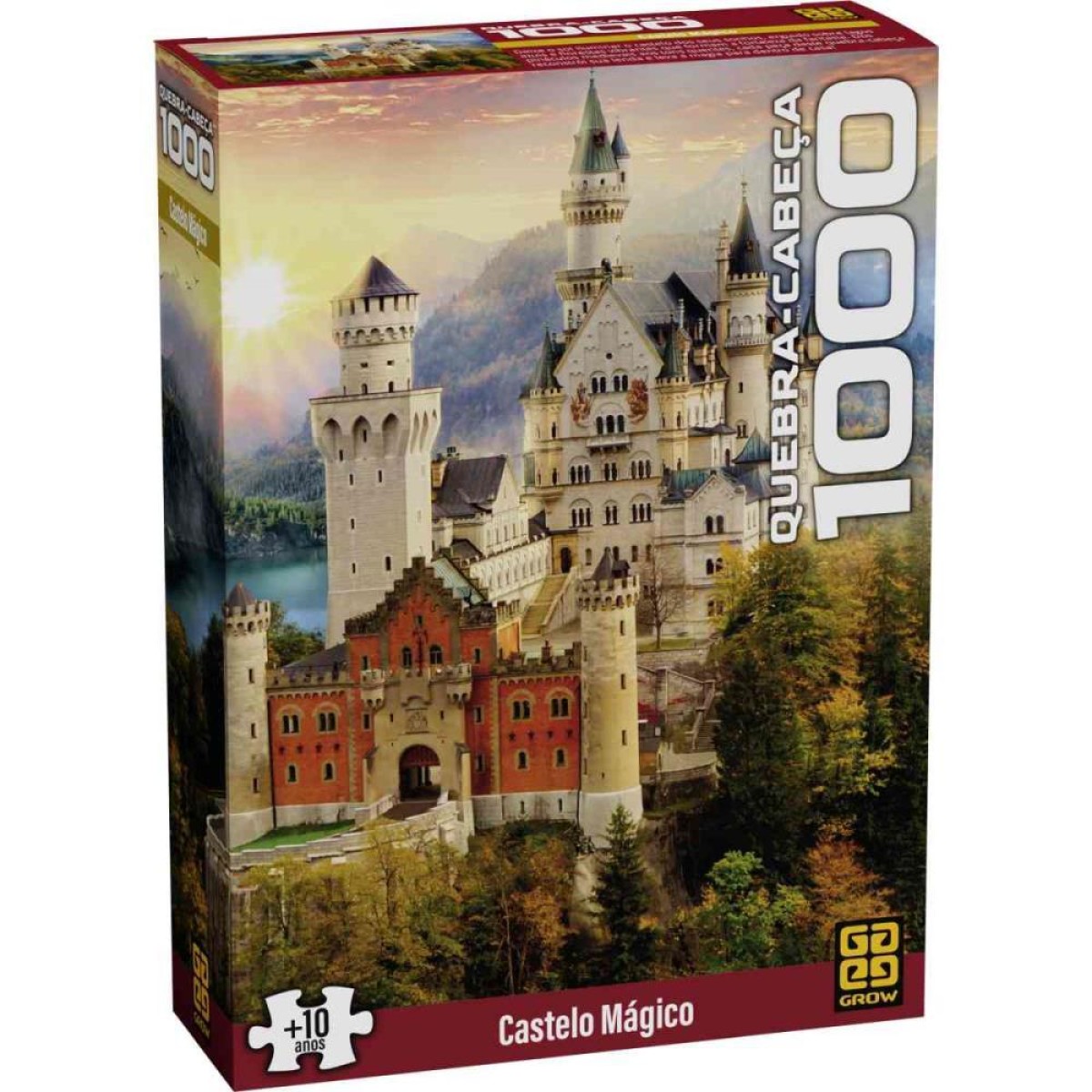 Quebra-cabeca Cartonado Castelo Magico 1000pcs