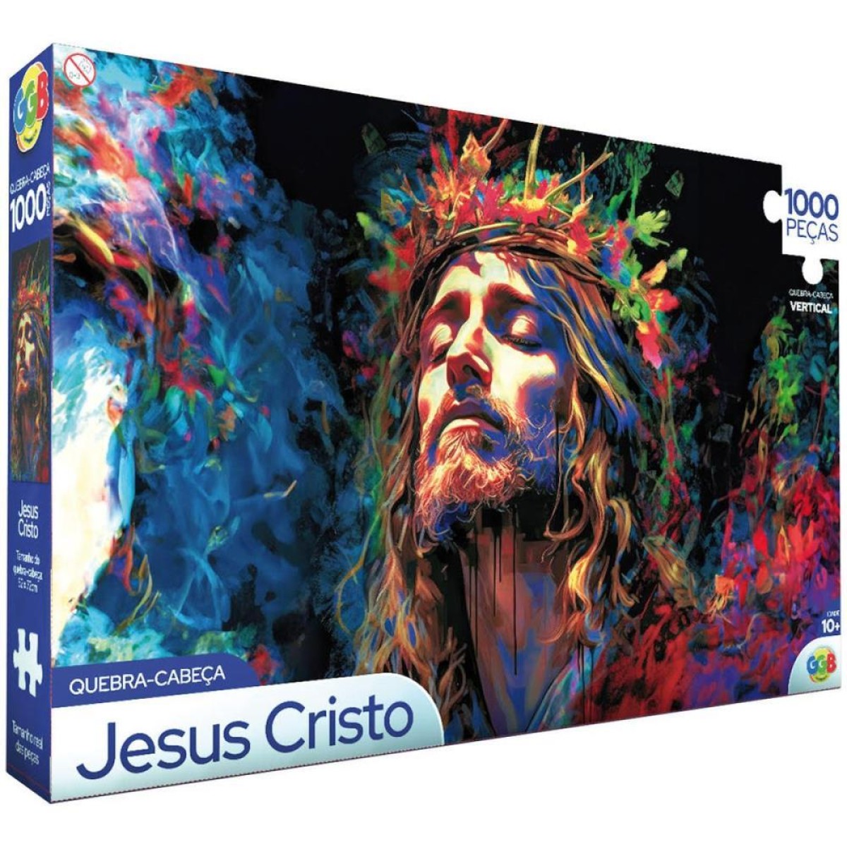 Quebra-cabeca Cartonado Jesus Cristo 1000 Pecas