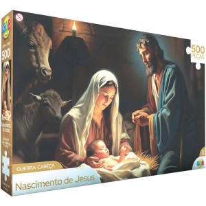 Quebra-cabeca Cartonado Nascimento De Jesus 500 Pecas