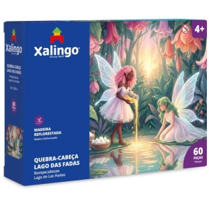 Quebra-cabeca Madeira Lago Das Fadas 60pcs