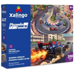 Quebra-cabeca Madeira Pisando Fundo 2x100 200pcs