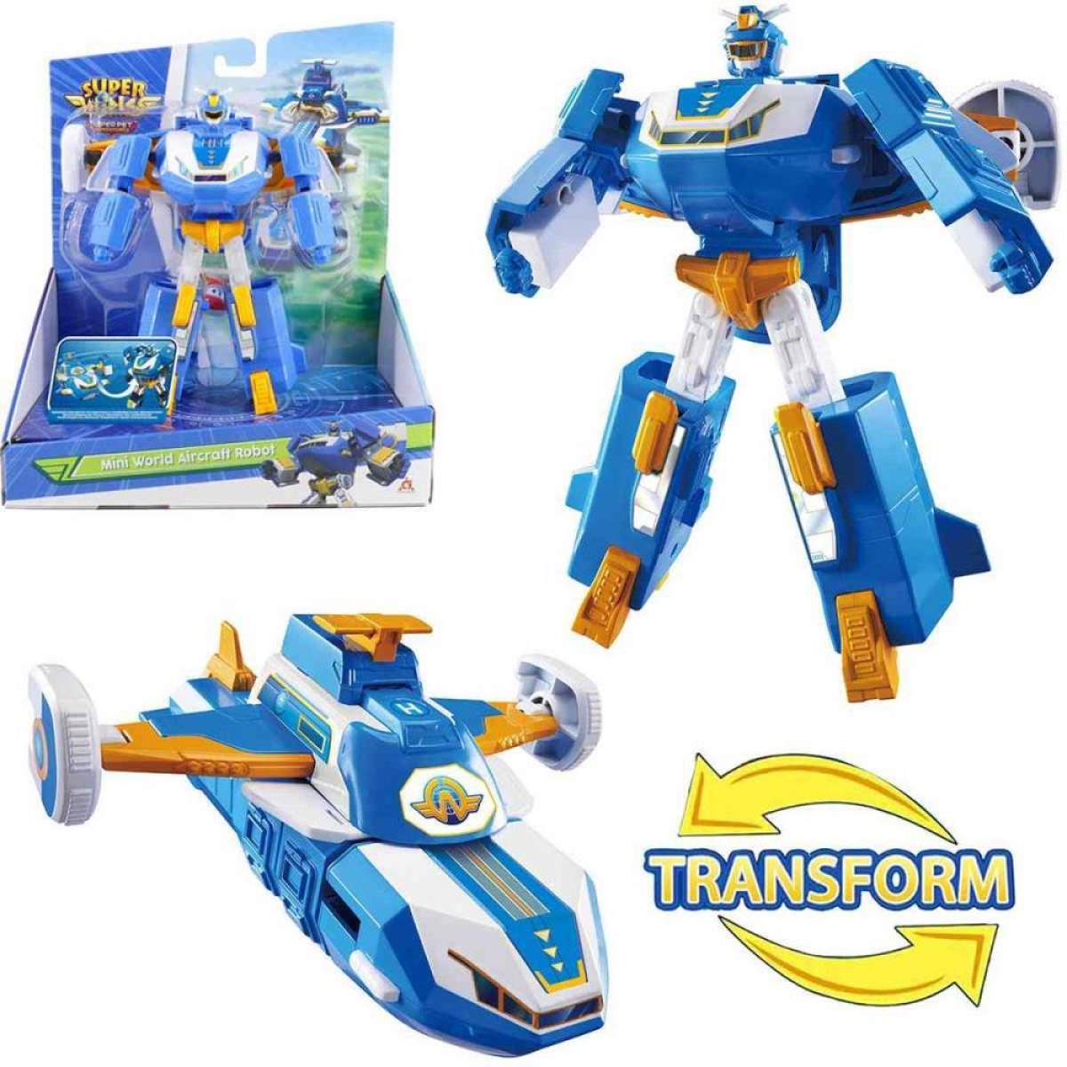 Robo Super Wings Robo/aviao 2 Em 1