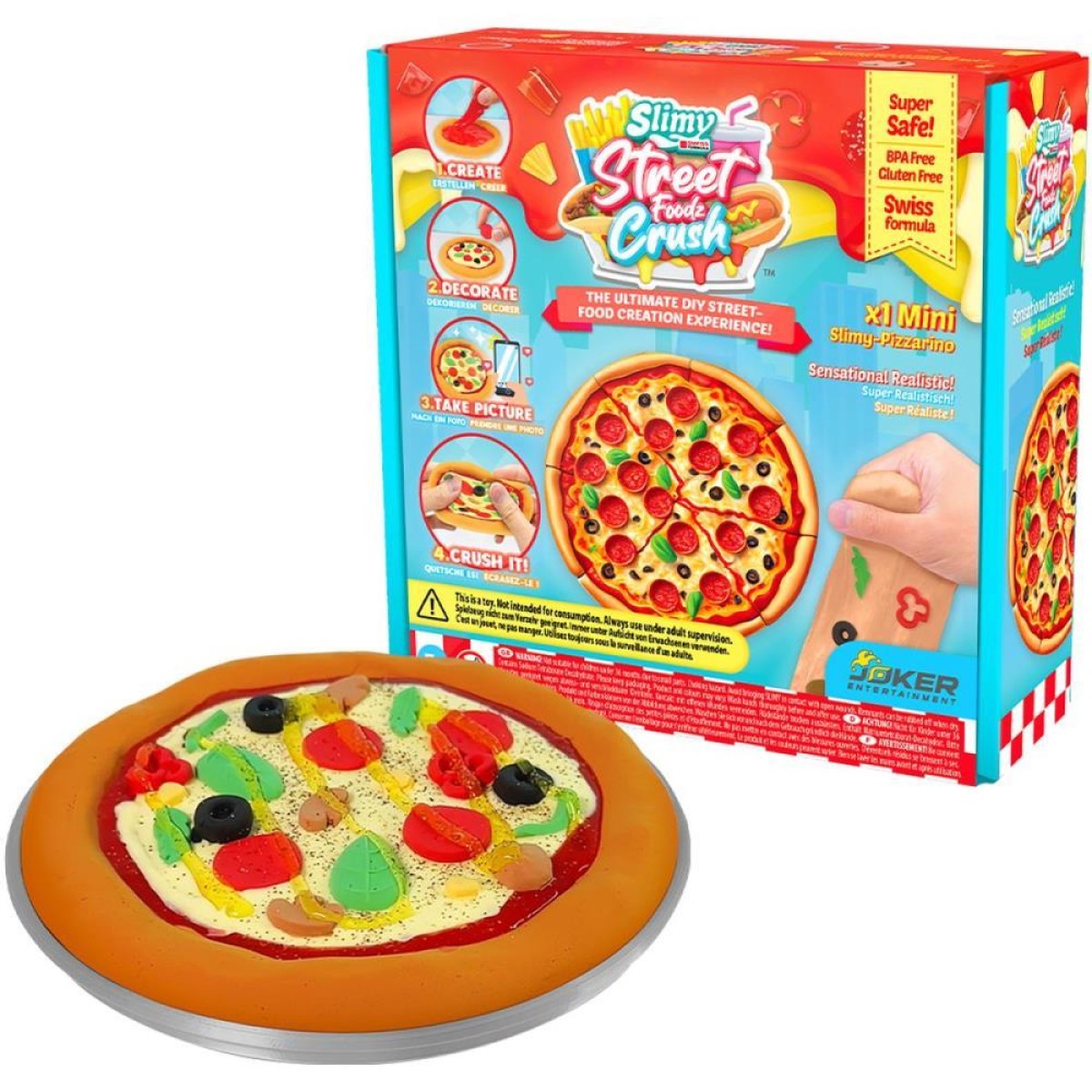 Slime Mini Kit Pizza Slimy Dit Food