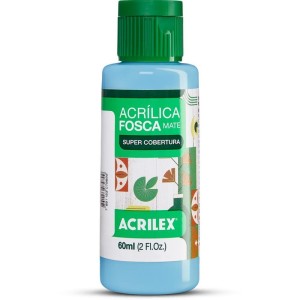 Tinta Acrilica Fosca 60ml Azul Celeste