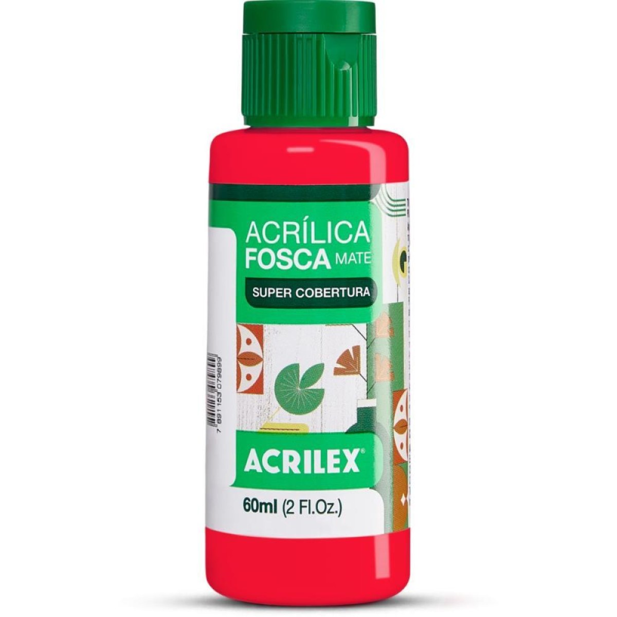 Tinta Acrilica Fosca 60ml Laranja
