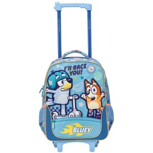 Mochila Infantil Com Rodinha Bluey R Md