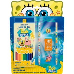 Kit Escolar Bob Esponja  C/06 Pecas
