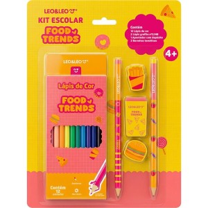 Kit Escolar Food Trends C/06 Pecas