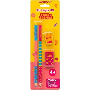 Kit Escolar Food Trends C/4pecas (s)