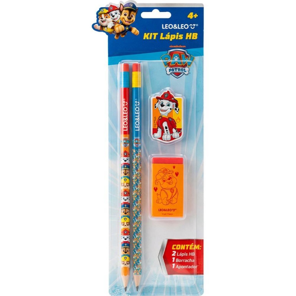 Kit Escolar Patrulha Canina C/4 Pecas (s)