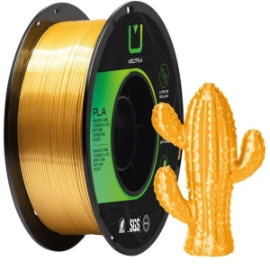 Filamento 3d Silk Ouro Pla 1 Kilo