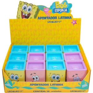 Apontador Com Deposito 2 Furos Bob Esponja Big/padrao 2mod.