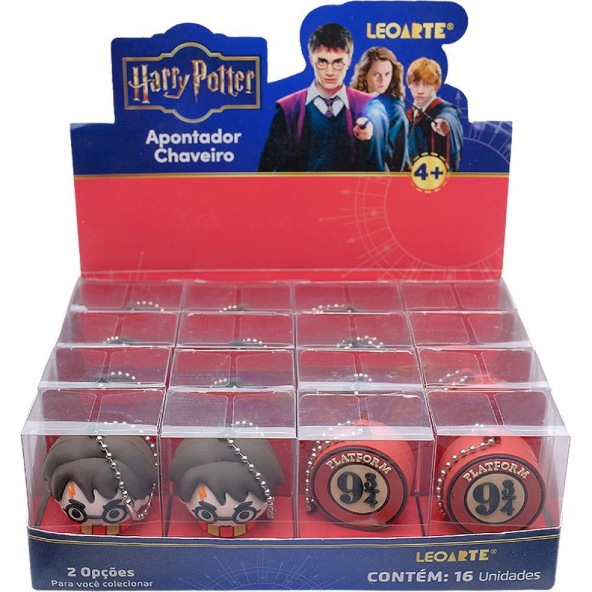 Apontador Com Deposito Harry Potter Chaveiro 3d 2mod.