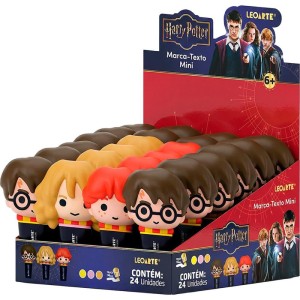 Caneta Marca Texto Harry Potter Mini 3d 3 Cores
