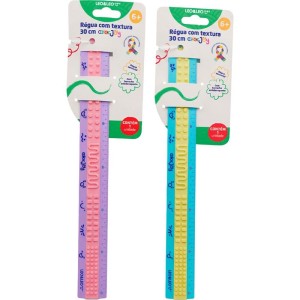 Regua Mole Color Joy Textura 30cm.2cor(s)