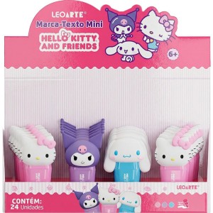 Caneta Marca Texto Hello Kitty 3d 3 Cores