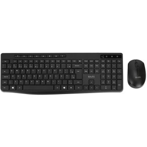 Kit Perifericos Teclado+mouse S/fio 1600dpi Pt