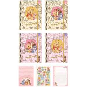 Caderno 01x1 Capa Dura Pooh 60fls. Top