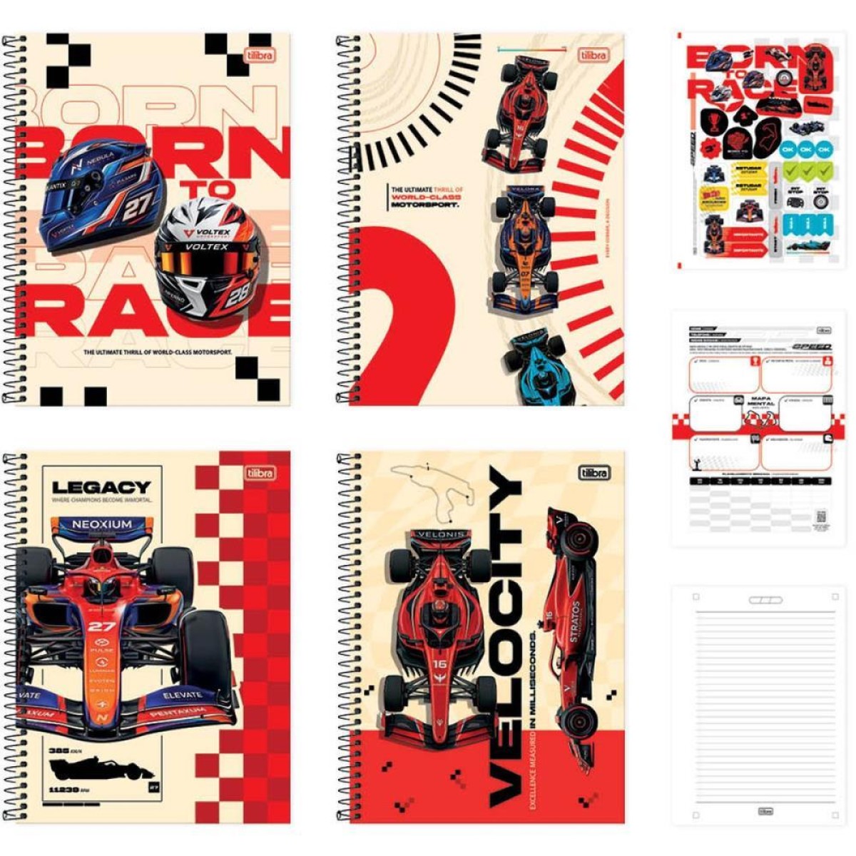 Caderno 01x1 Capa Dura Speed 80fls