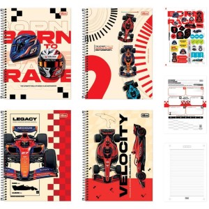 Caderno 01x1 Capa Dura Speed 80fls