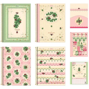 Caderno 01x1 Cp.dura Colegial Scarlet 80fls