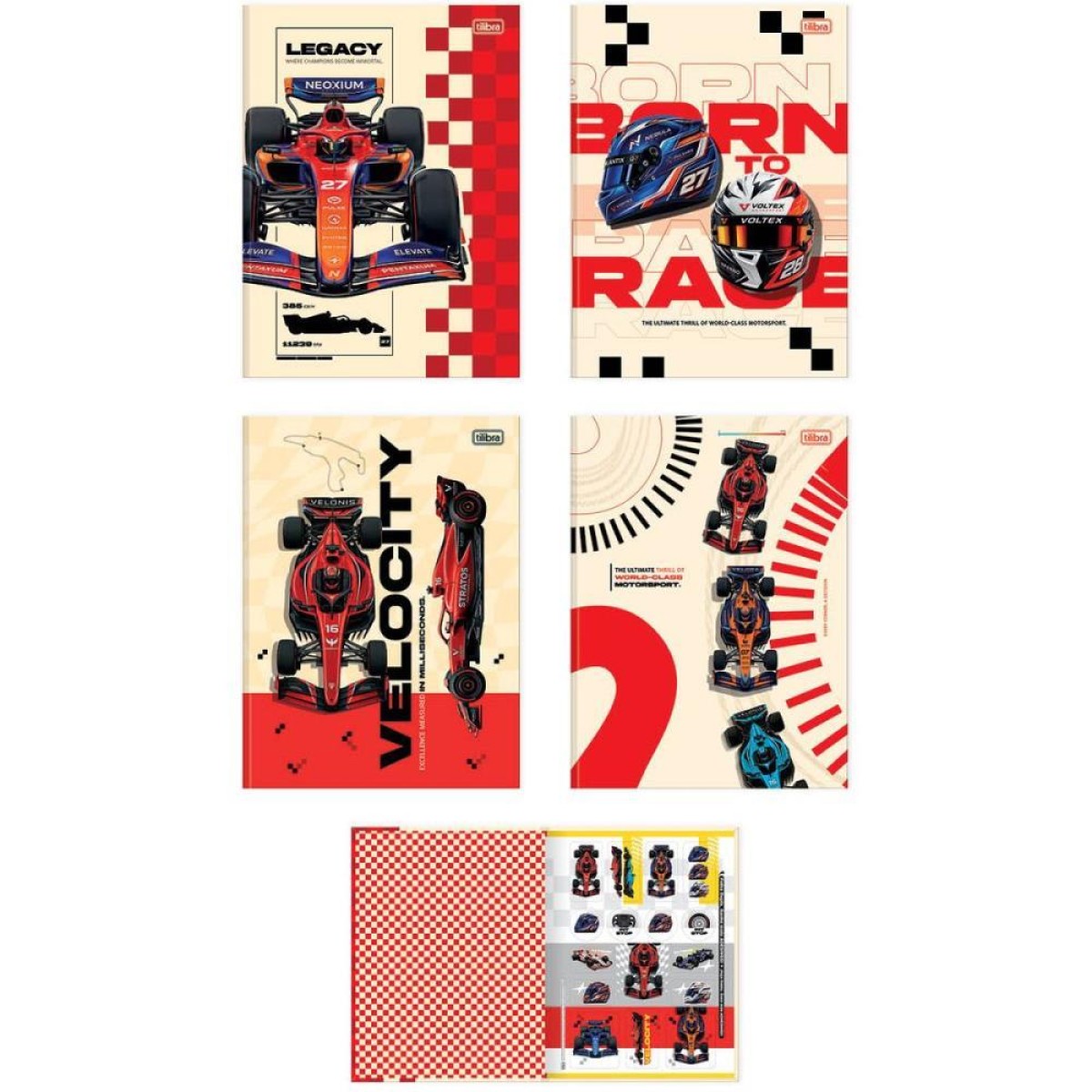 Caderno Brochurao Capa Dura Speed 80fls