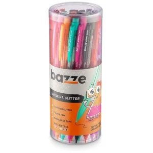 Lapiseira 0.7mm Bazze Glitter 6 Cores C/borrracha