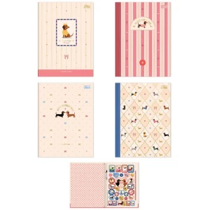 Caderno Brochurao Capa Dura Brownie 80fls