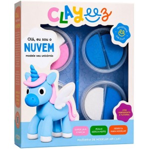 Massa Para Modelar Criativa Clayeez Unicornio 4mod.(s)48g